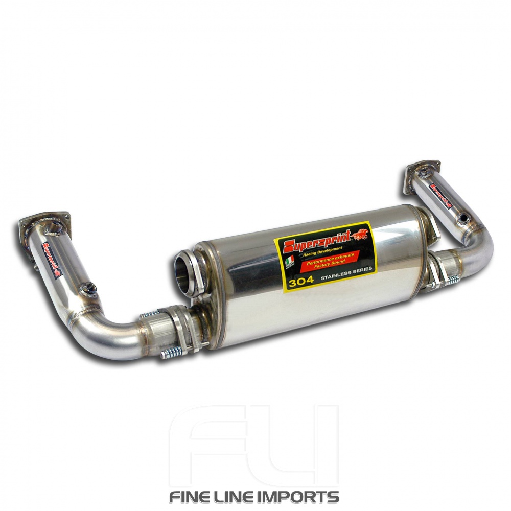 SS244434 - Supersprint Rear exhaust Right - Left Sport(Replaces catalytic converter)