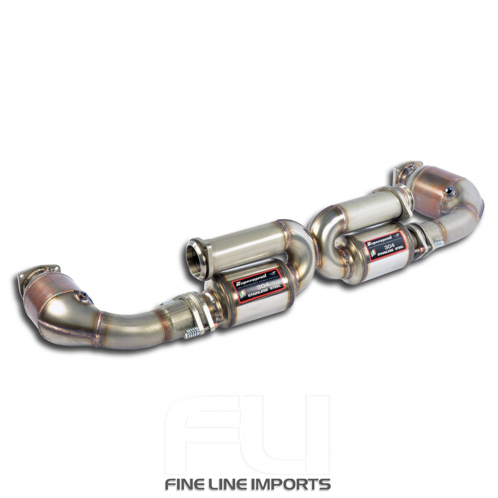 SS244454 - Supersprint Rear exhaust Right - Left Race + Metallic catalytic converters