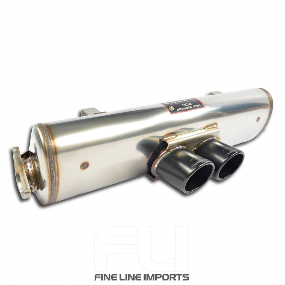 SS245926 - Supersprint Center exhaust OO 90 Gun Metal Grey