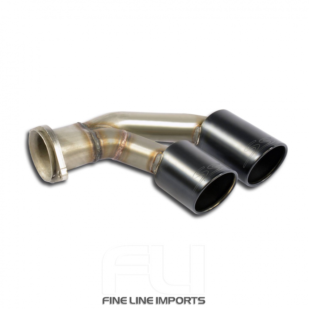 SS247226 - Supersprint Endpipes kit Right OO90 Gun Metal Grey