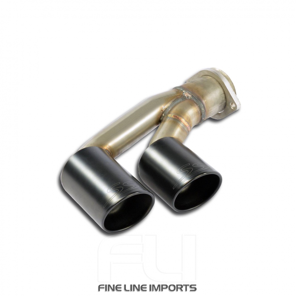 SS247246 - Supersprint Endpipes kit Left OO90 Gun Metal Grey