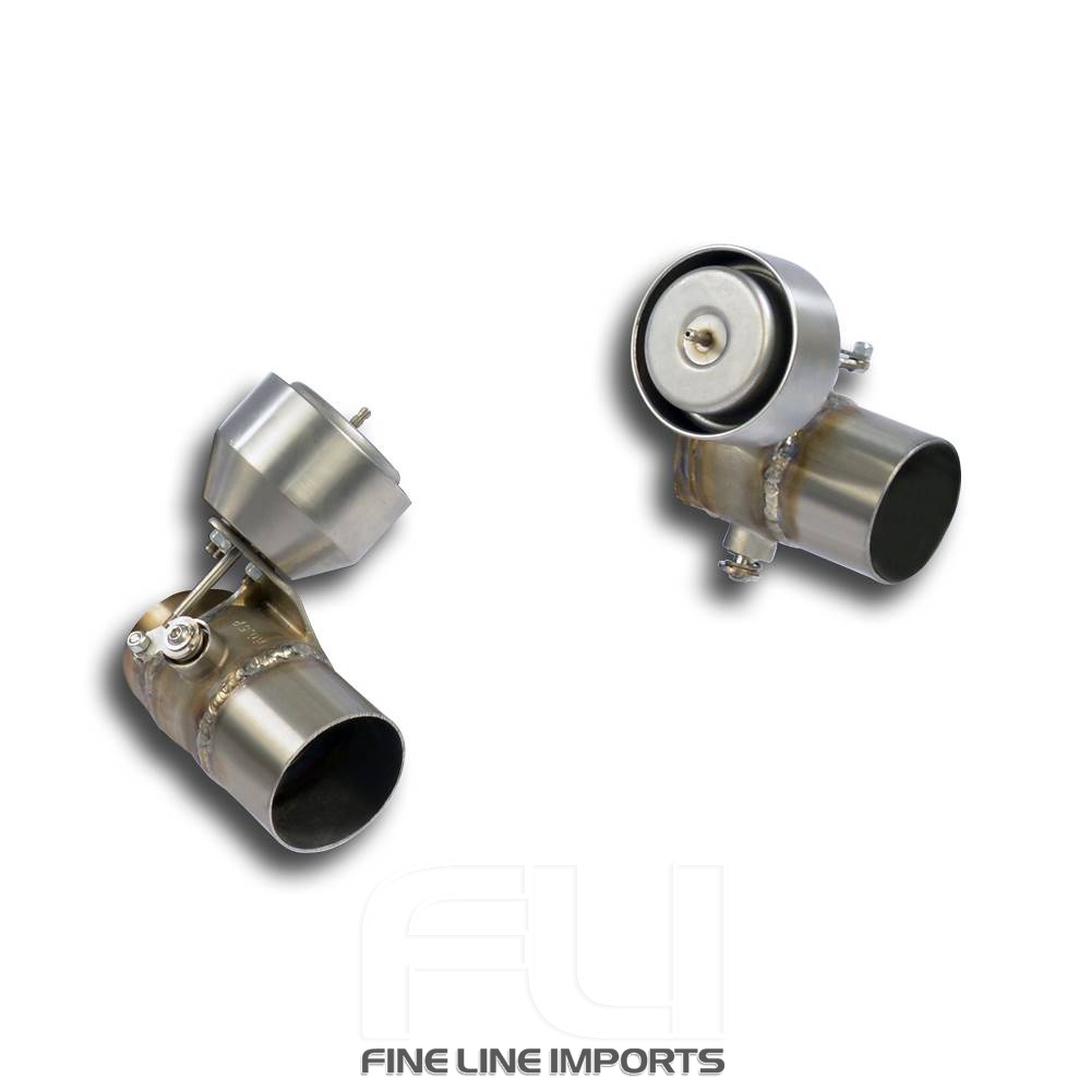 SS248411 - Supersprint Connecting pipe kit with valve Right - Left(Weld on connection)