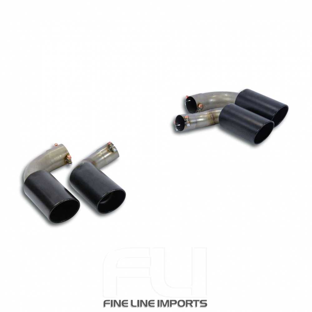 SS249236 - Supersprint Endpipe kit Right OO100 - Left OO100 Gun Metal Grey
