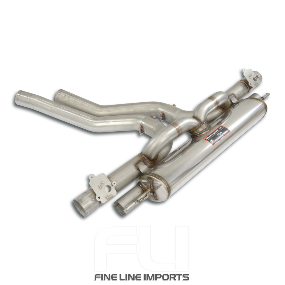 SS249574 - Supersprint Rear exhaust right - left with dual valve