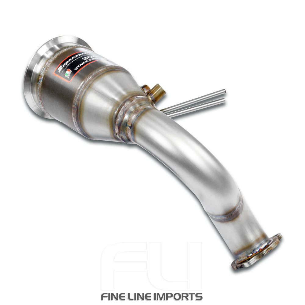 SS249581 - Supersprint Downpipe Left with  Metallic catalytic converter