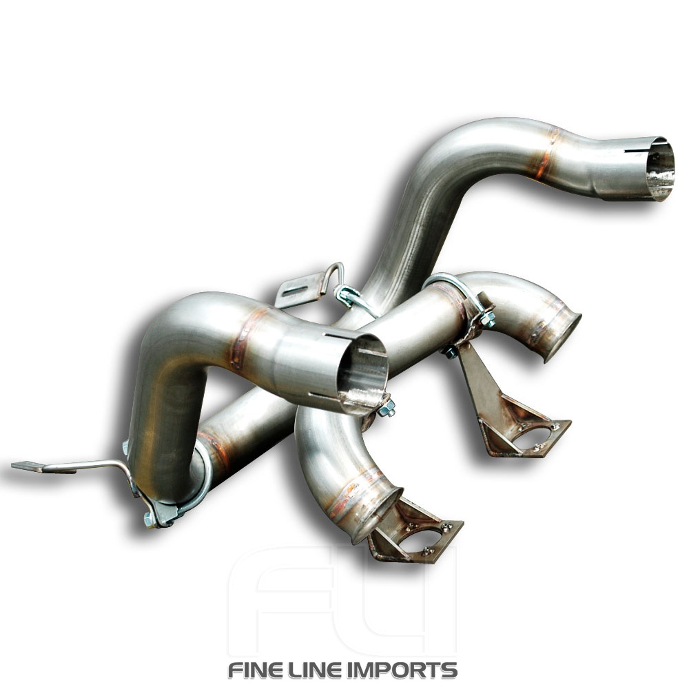 SS350414 - Supersprint Rear connecting pipes Right - LeftBy-Pass(Replaces OEM rear exhaust)