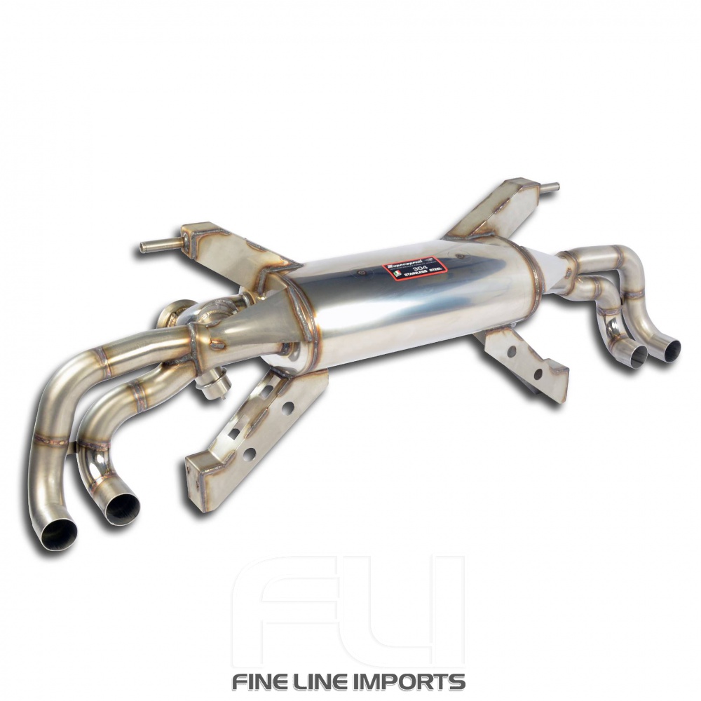 SS350554 - Supersprint Rear exhaust Right - Left with valves-13,0 Kg
