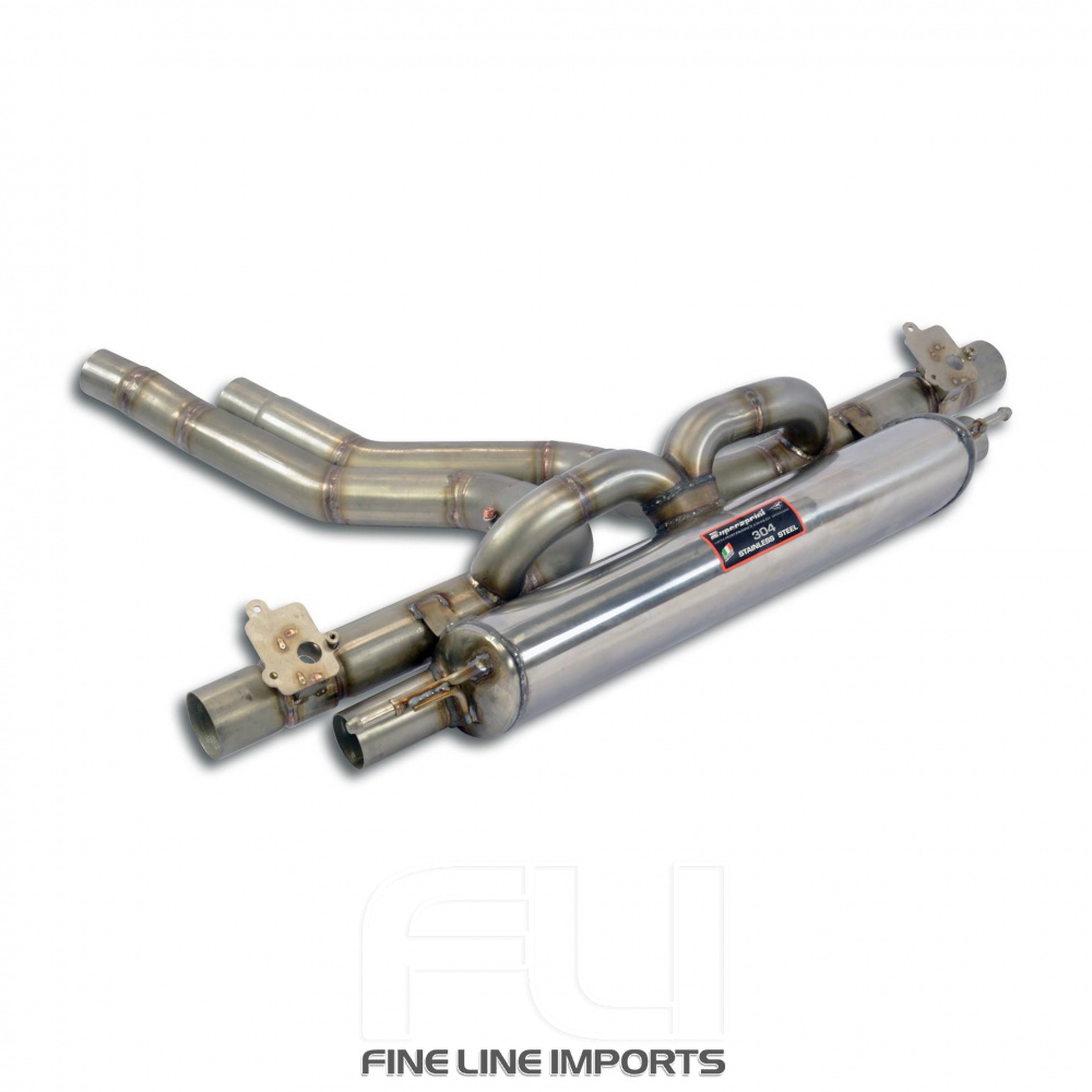SS350954 - Supersprint Rear exhaust with valves right - left