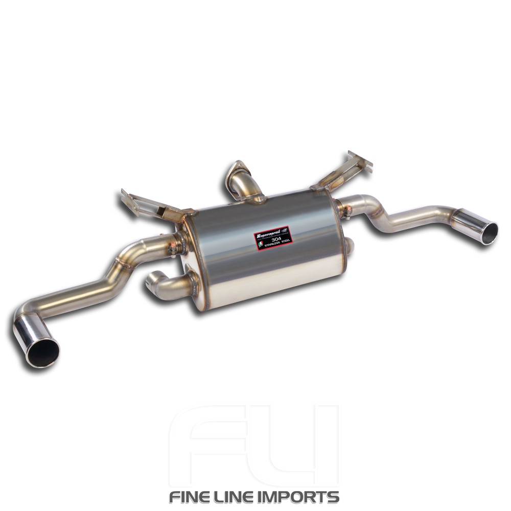 SS390654 - Supersprint Rear exhaust Right O70 - Left O70 Sport/RacingWith By-Pass pipe for the stock valve