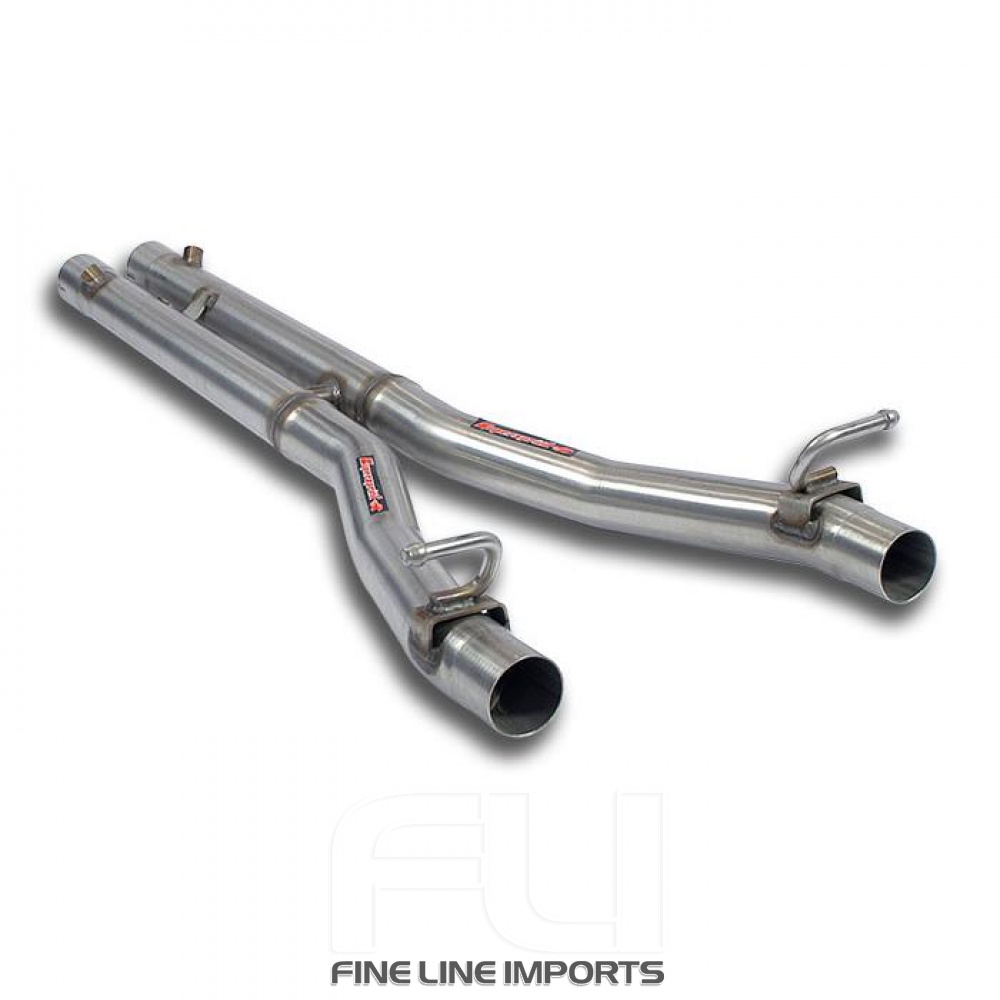 SS390823 - Supersprint Centre pipes kit Right - Left with  H-Pipe.Replace OEM centre exhaust.
