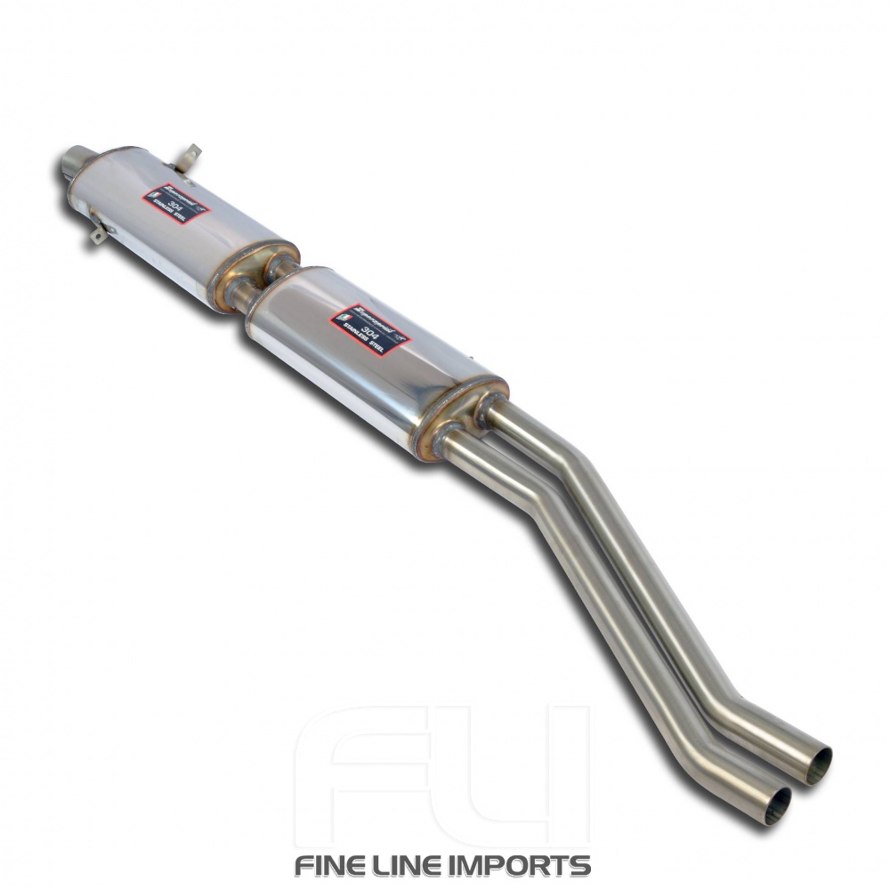 SS390903 - Supersprint Front exhaust + Centre exhaust Right (2 Silencers)Available on demand