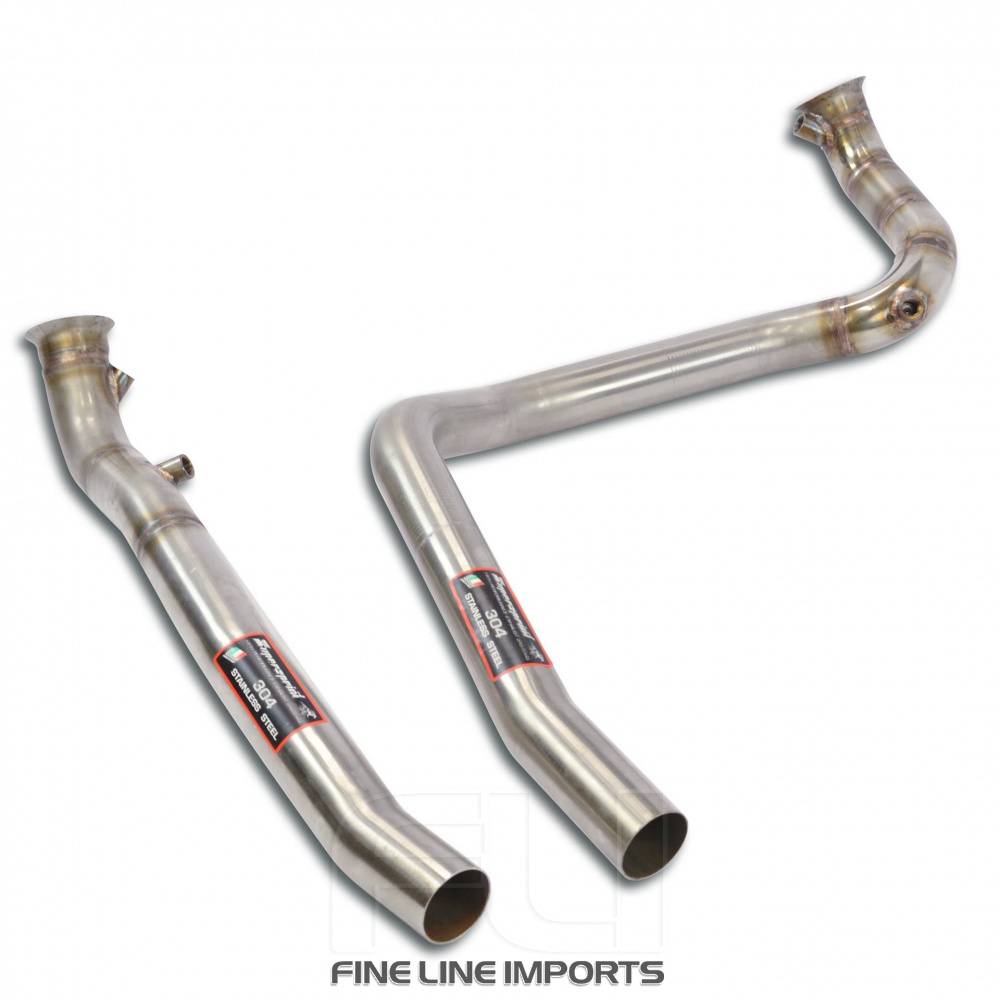 SS401412 - Supersprint Front pipes kit Right - Left(Replaces catalytic converter)