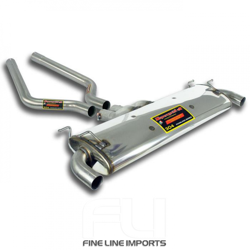 SS401906 - Supersprint Connecting pipes + rear exhaust Right - Left