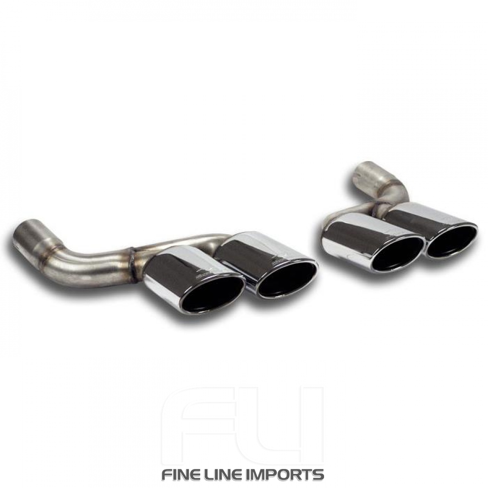 SS401917 - Supersprint Endpipe kit 2 exit Right- 2 exit Left 120x80