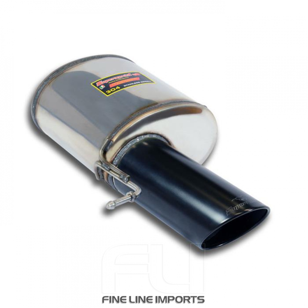 SS402364 - Supersprint Rear exhaust Left Gun Metal Grey O120