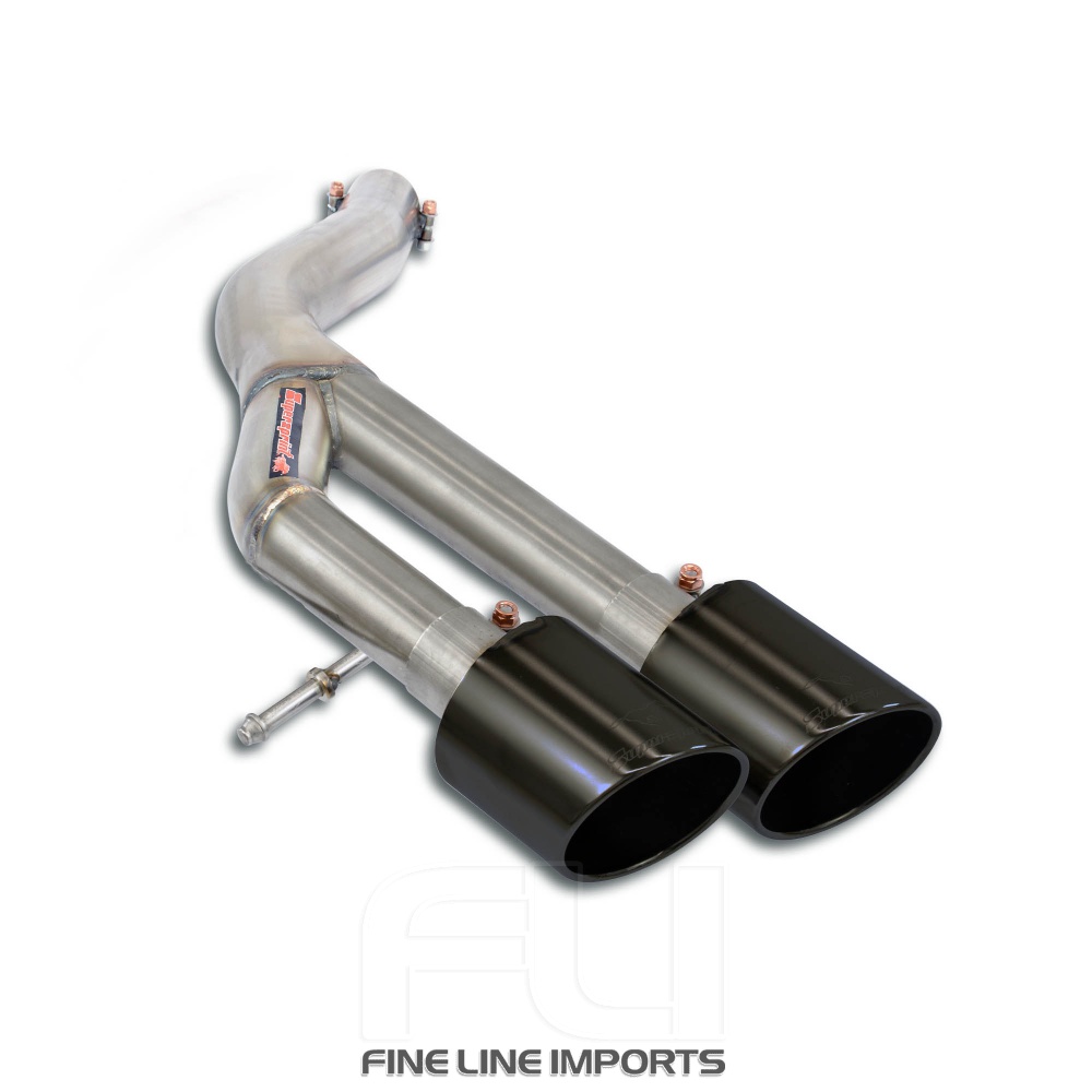 SS402886 - Supersprint Rear pipe Left OO100 Black