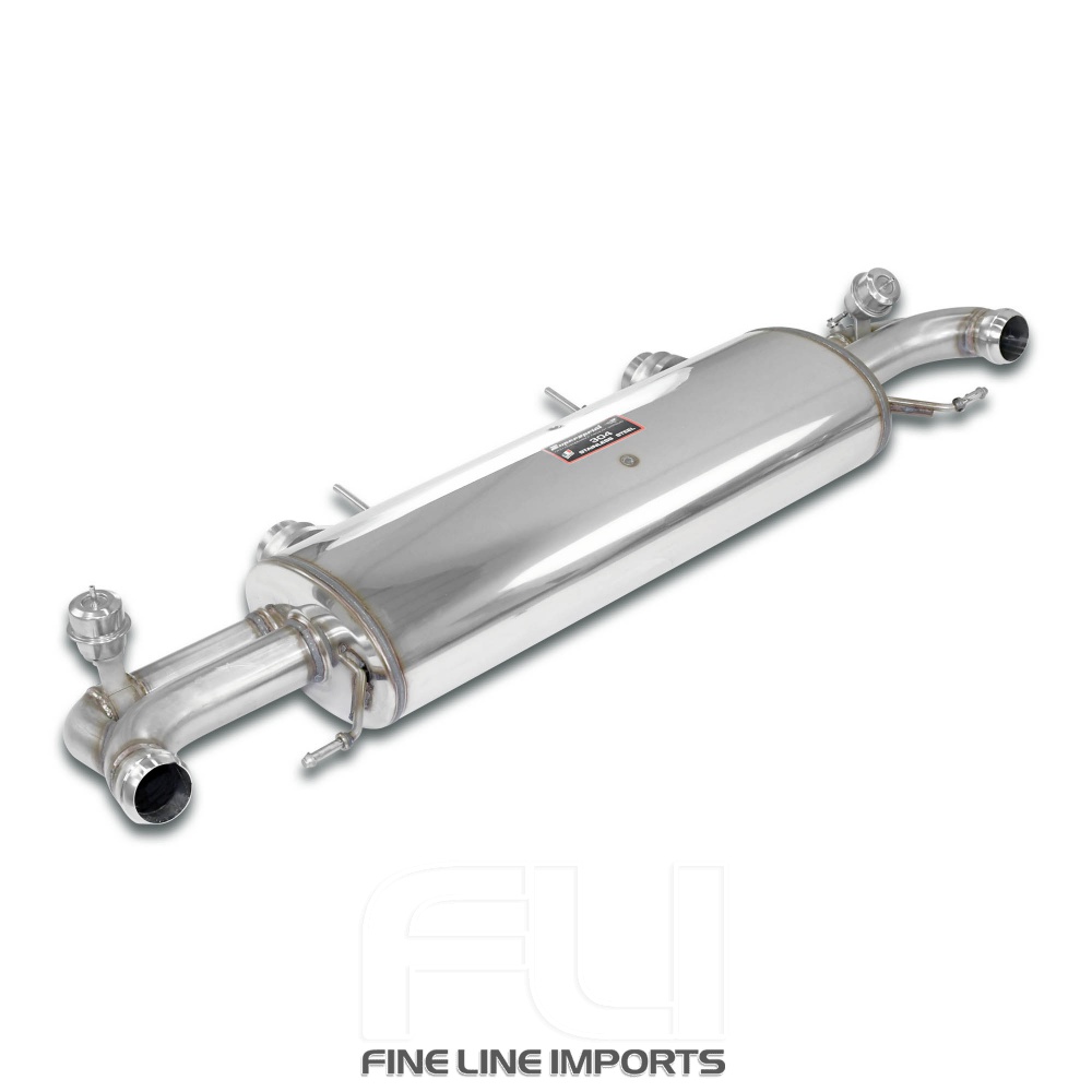 SS441054 - Supersprint Rear exhaust Right - Left with valves(For OEM endpipes)