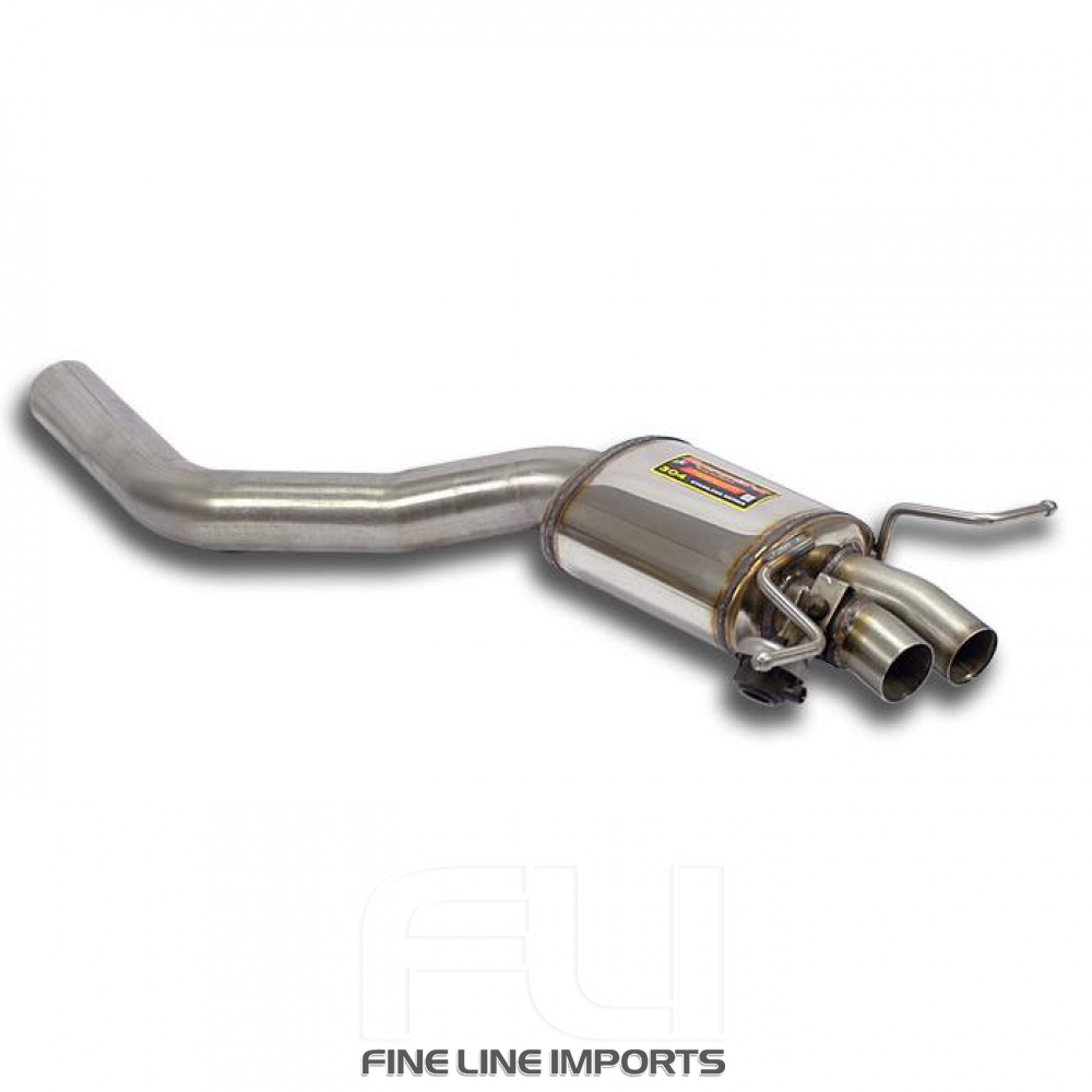 SS441656 - Supersprint Rear exhaust Right with valves(For OEM endpipe)