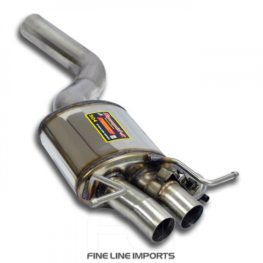 SS441676 - Supersprint Rear exhaust Left with valves(For OEM endpipe)