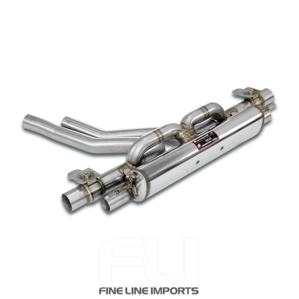 SS442454 - Supersprint Rear exhaust with valves right - left