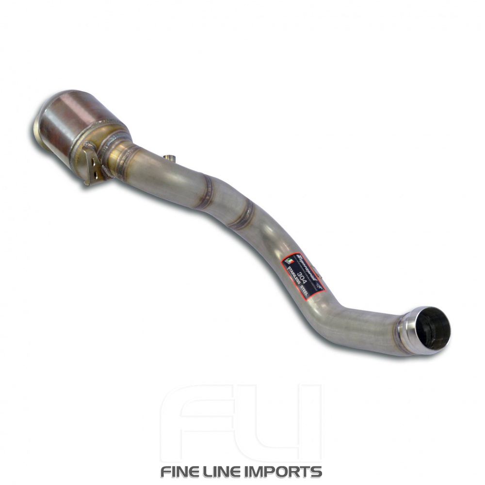 SS442621 - Supersprint Downpipe Right + Metallic pre-catalytic converter(Replaces 2°catalytic converter)