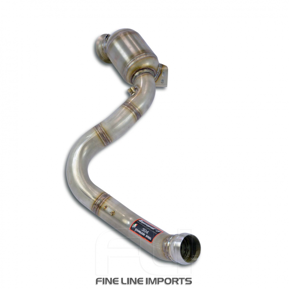 SS442641 - Supersprint Downpipe Left + Metallic pre-catalytic converter(Replaces 2°catalytic converter)