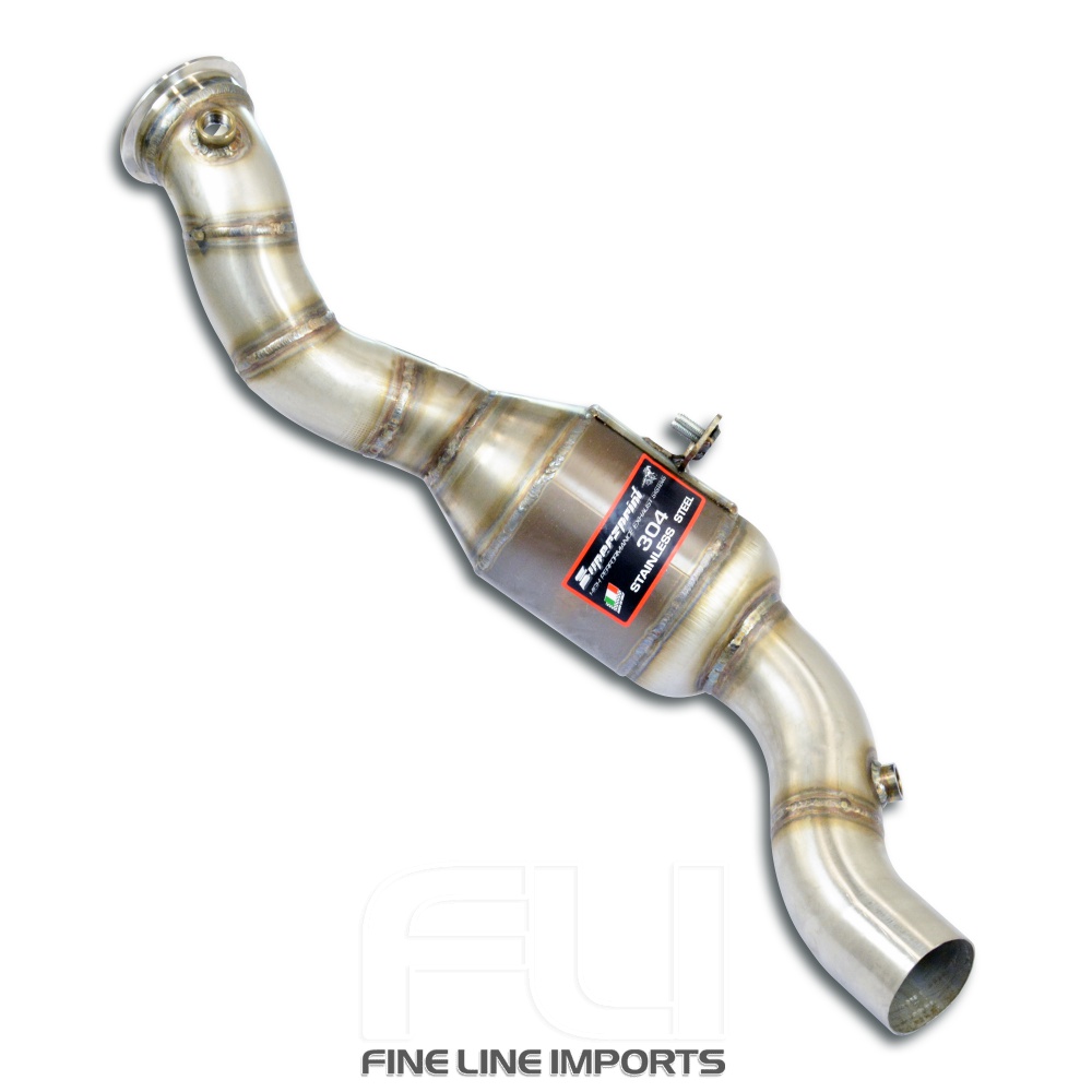 SS451041 - Supersprint Downpipe Left + Metallic catalytic