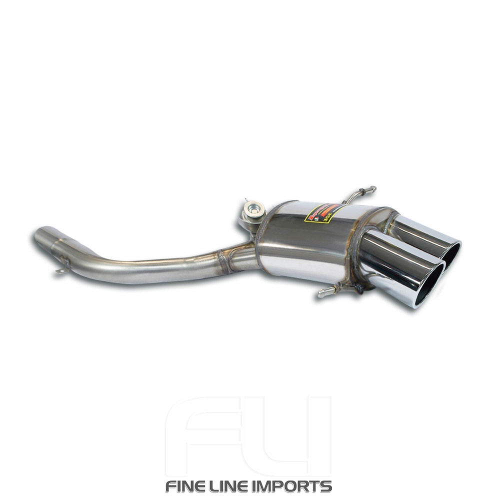 SS451307 - Supersprint Rear exhaust Right 100x75 with valve