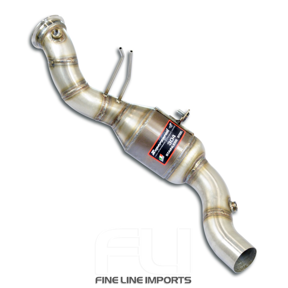 SS451841 - Supersprint Downpipe Left + Metallic catalytic converter
