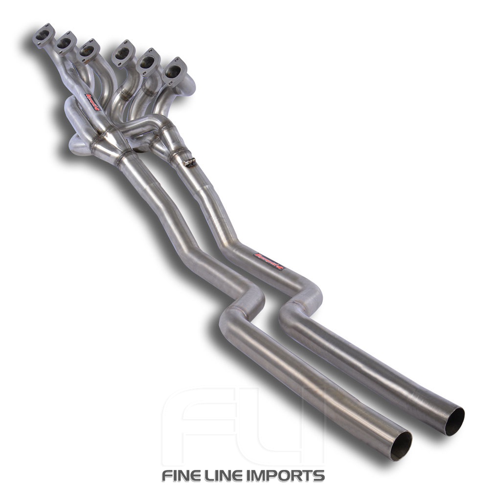 SS520501 - Supersprint Manifold + connecting pipes 100% Stainless steel (Left Hand Drive)