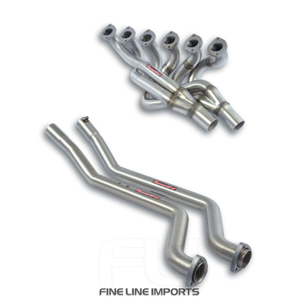 SS520701 - Supersprint Manifold + connecting pipes 100% Stainless steel (Left Hand Drive)For the stock centre muffler