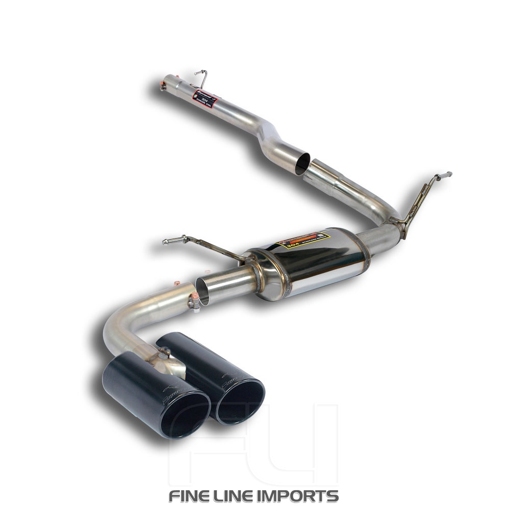 SS521176 - Supersprint Rear exhaust OO90 Gun Metal Grey