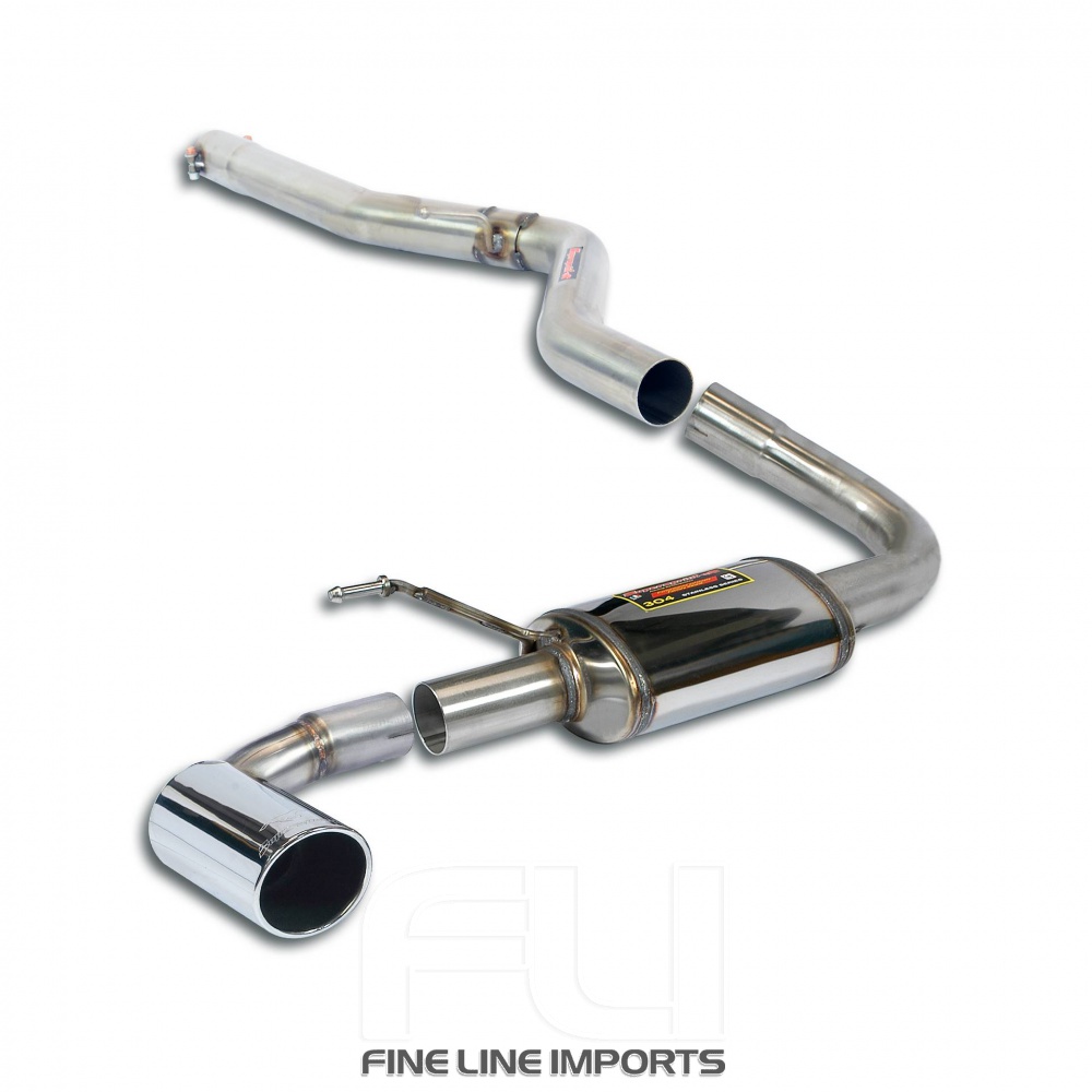 SS521604 - Supersprint Connecting pipe + rear exhaust O90