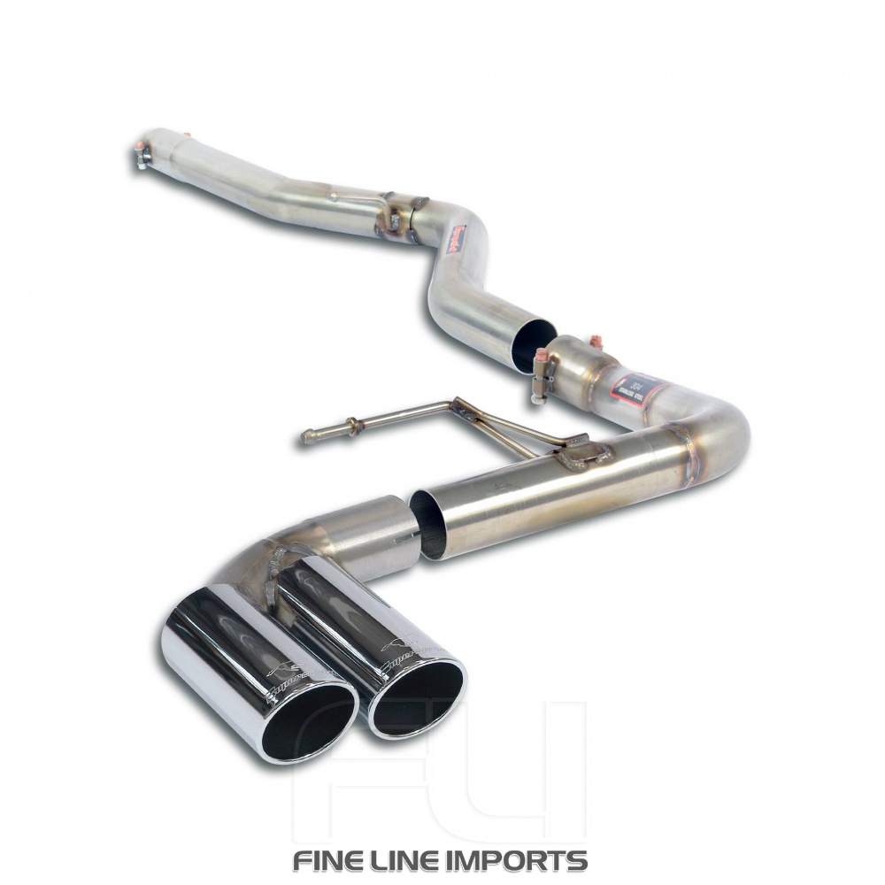 SS521616 - Supersprint Connecting pipe + rear pipe OO80(Muffler delete)