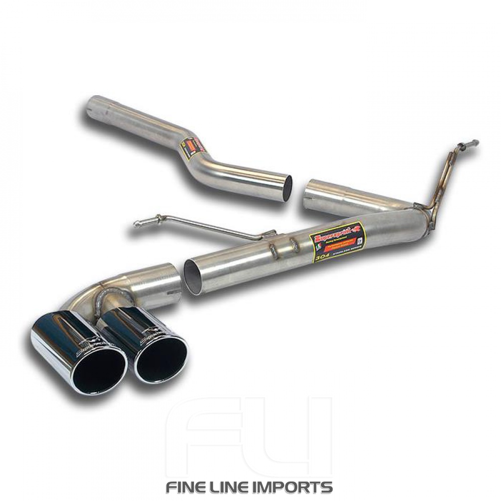 SS521816 - Supersprint Connecting pipe + rear pipe OO80(Muffler delete)