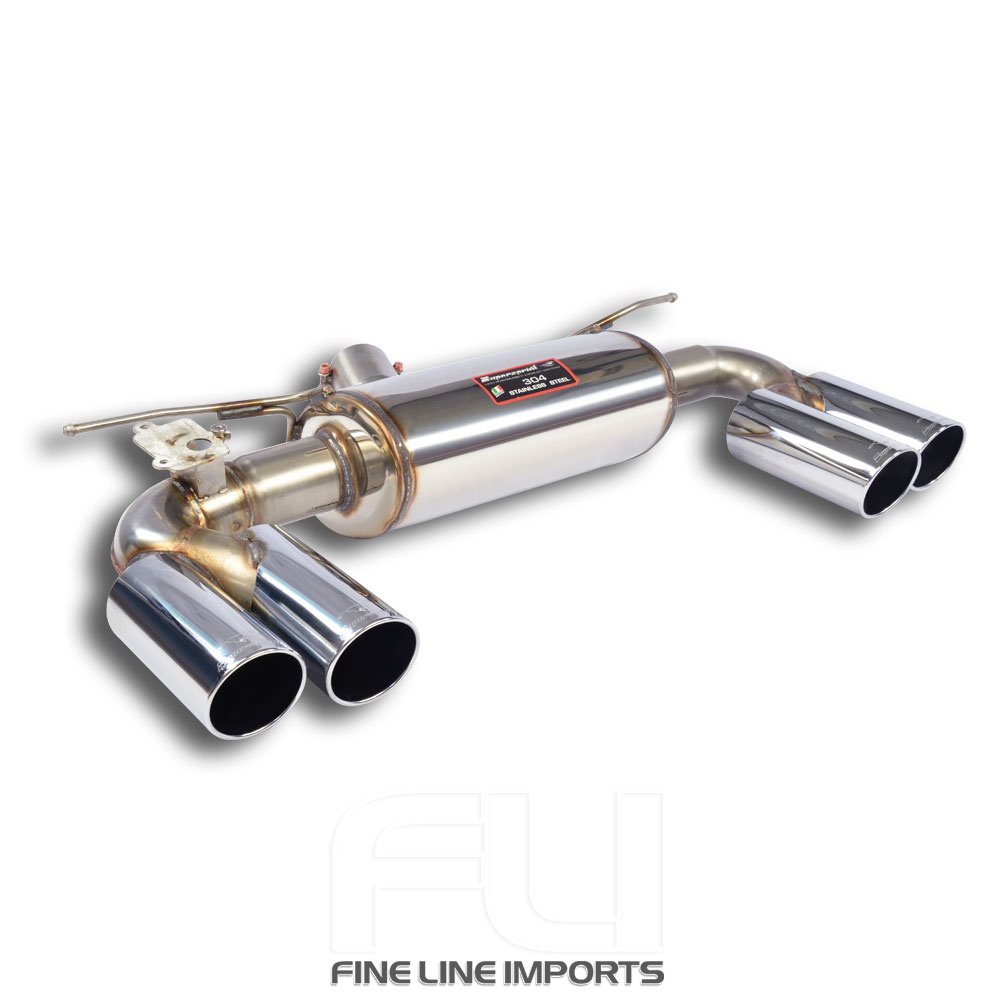 SS522526 - Supersprint Rear exhaust OO80 Right + OO80 Left with valve