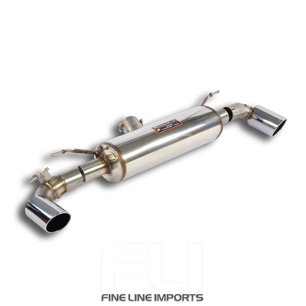 SS523224 - Supersprint Rear exhaust Right O100 - Left O100 with valve