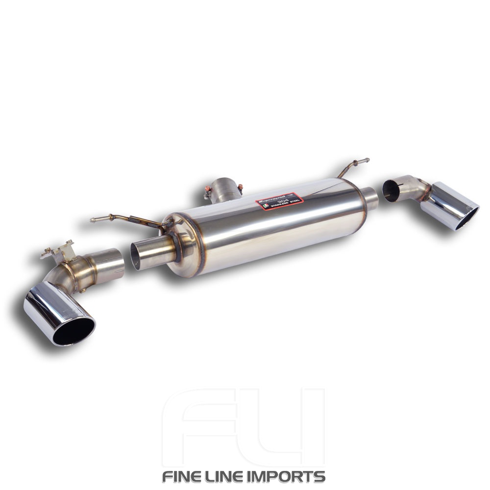 SS523324 - Supersprint Rear exhaust Right O100 - Left O100 with valve