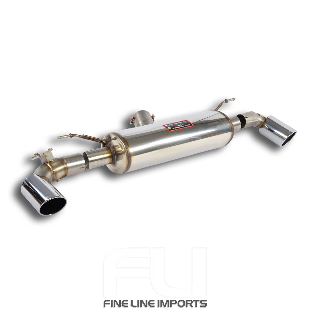 SS523424 - Supersprint Rear exhaust Right O100 - Left O100 with valve