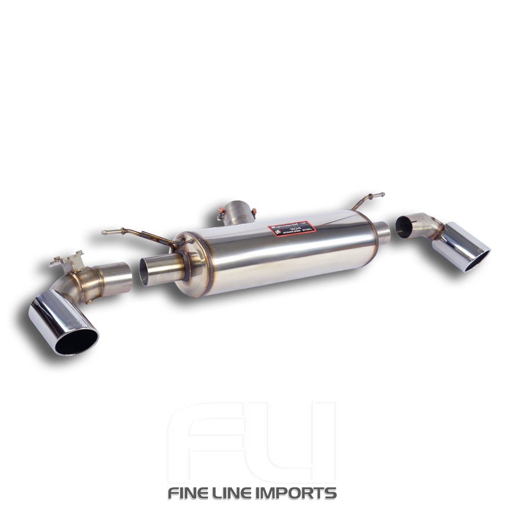 SS523444 - Supersprint Rear exhaust Right O100 - Left O100 with valve