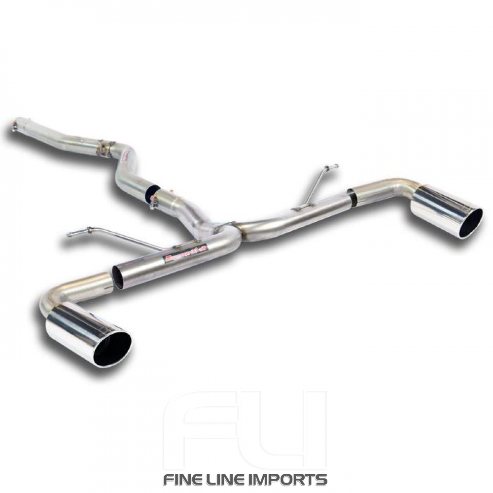 SS524014 - Supersprint Connecting pipe + rear pipe Right O90 - Left O90(Muffler delete)
