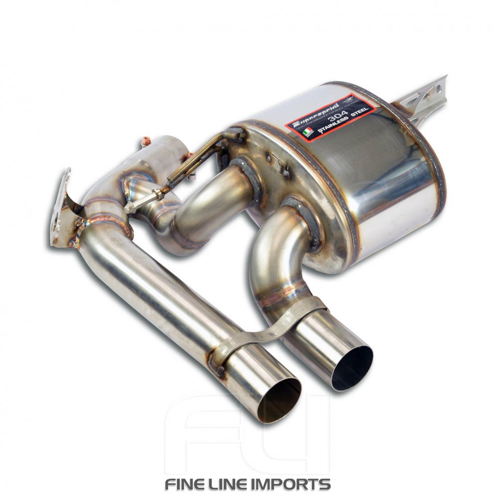 SS525334 - Supersprint Dual Sound rear muffler left with flap