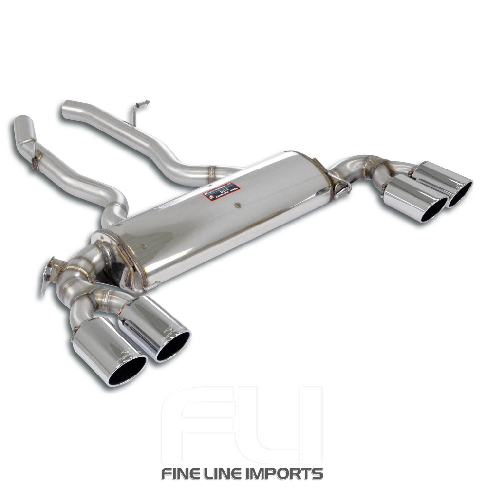 SS525526 - Supersprint Rear exhaust Right OO100 - Left OO100 with valve