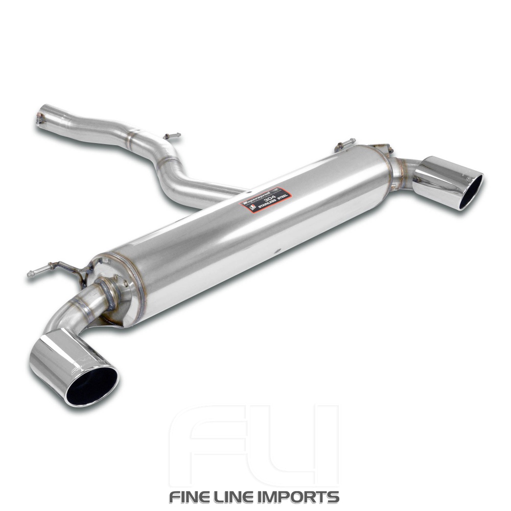 SS526624 - Supersprint Rear exhaust Right O100 - Left O100 with valve