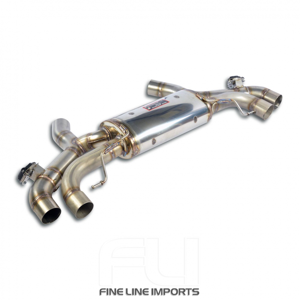 SS526704 - Supersprint Rear exhaust Right + Left with Valves