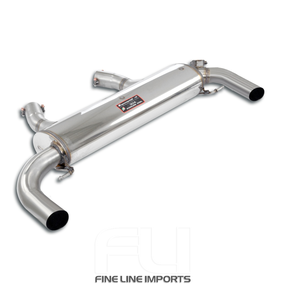 SS527004 - Supersprint Rear exhaust Right - Left with valve(For OEM endpipes)