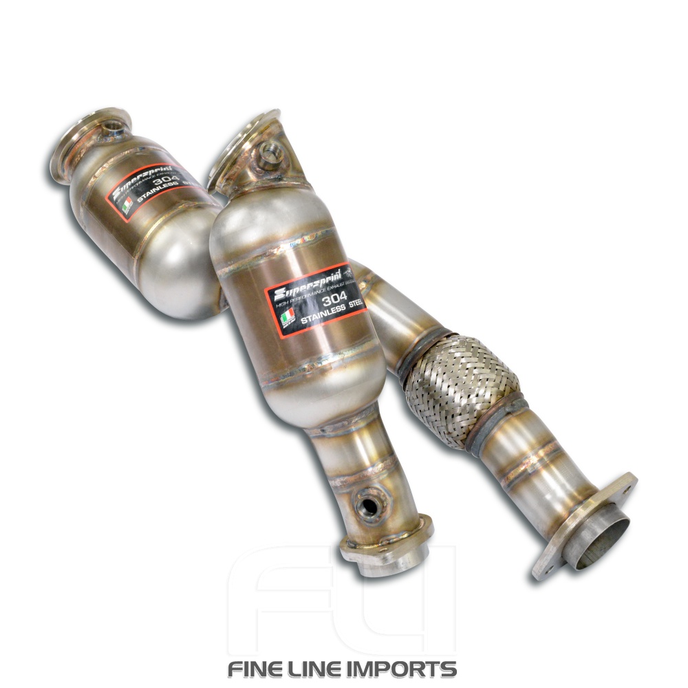SS527621 - Supersprint Downpipe + metallic catalytic right - left
