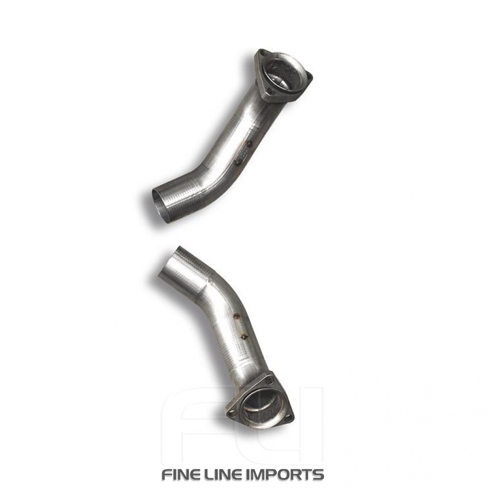 SS530411 - Supersprint Connecting pipes kit Right - Left for OEM manifold. (replaces first kat.)