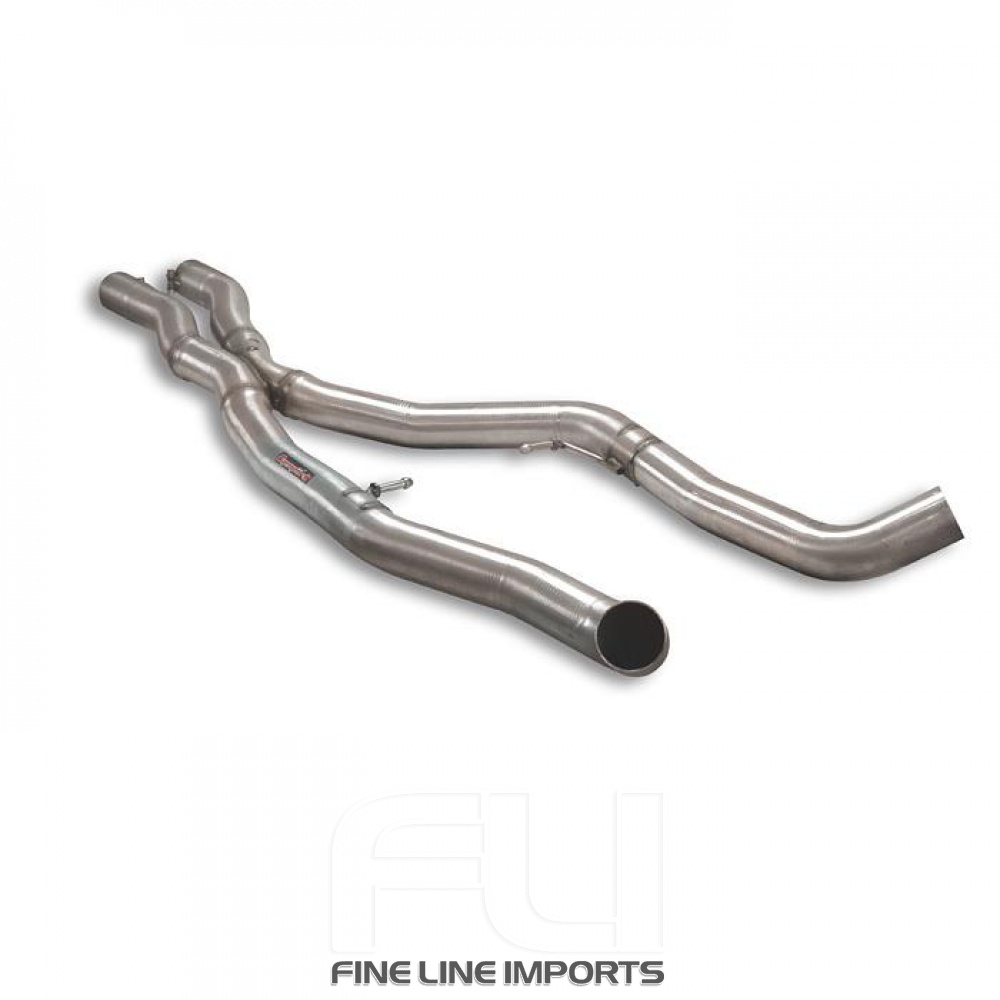 SS636613 - Supersprint Centre X-Pipe + connecting pipes kit Right - Left