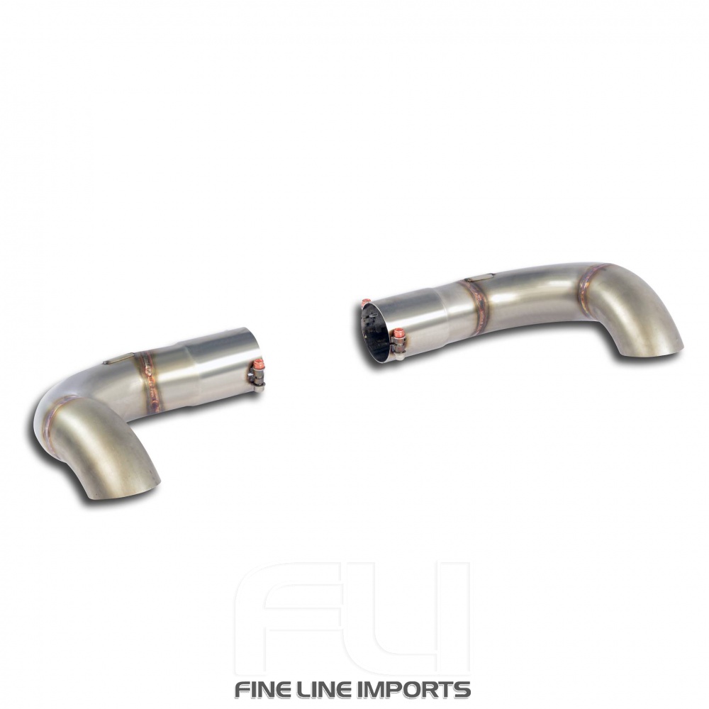 SS721414 - Supersprint Exit pipes kit Right - Left Stealth for OEM bumper + diffuser(Turned down)